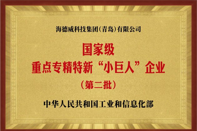 國家級重點(diǎn)專精特新“小巨人”企業(yè)